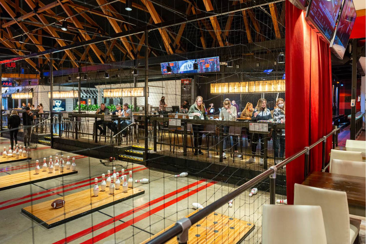 The HUB Stadium football bowling
